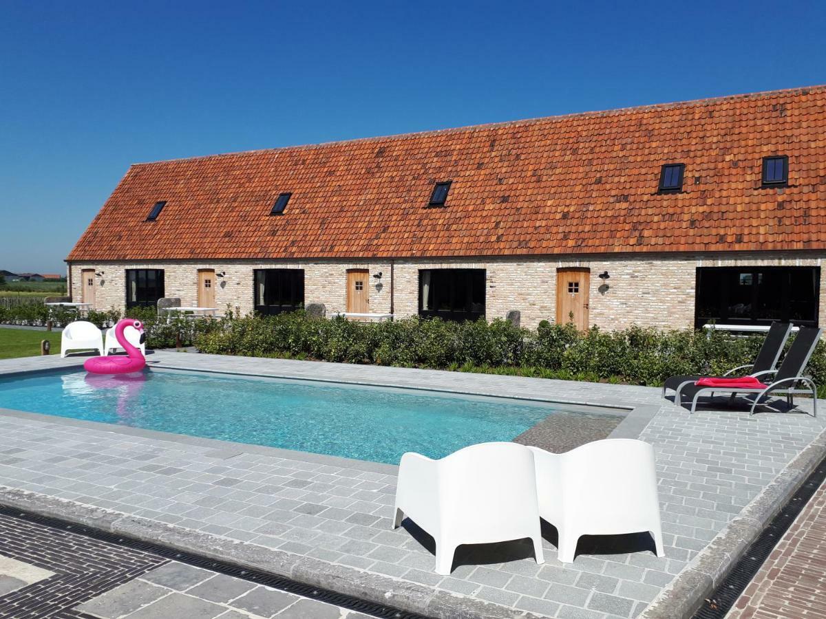 Vakantiehoeve 'T Goed Ter Leeuwen De Haan Exteriör bild